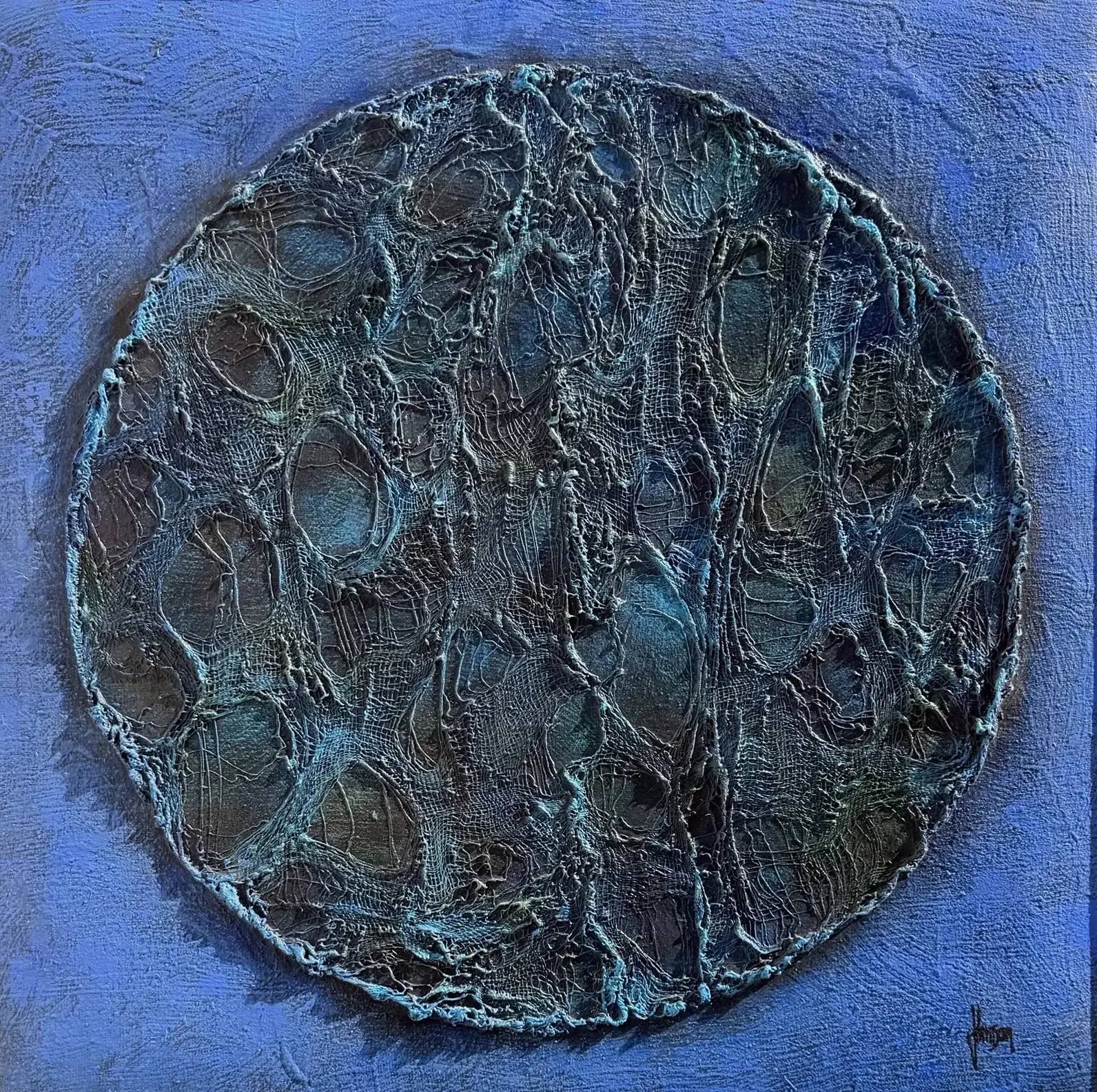 Super Blue Circle Earth, Vorderseite